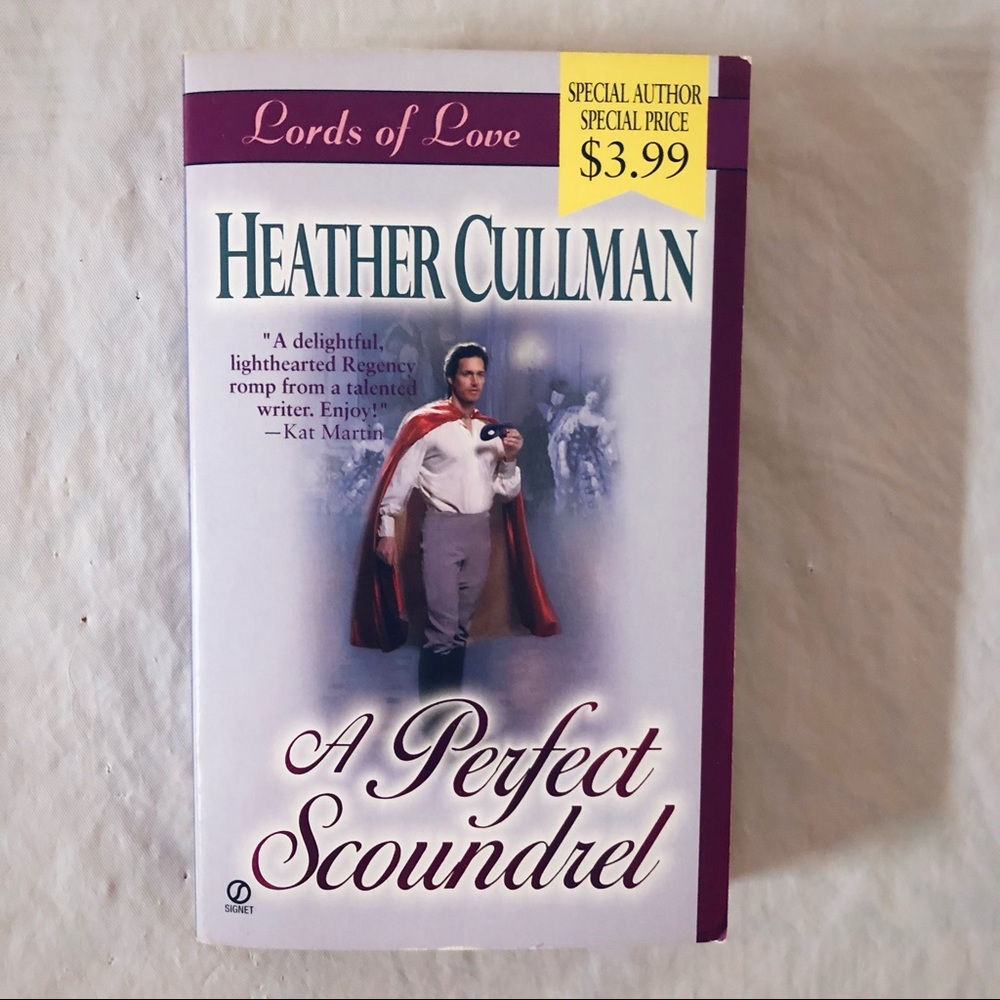 💝 A Perfect Scoundrel by Heather Cullman, Romance Mass Produced Paperback Book